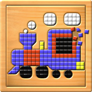Forma de arte do mosaico crianças